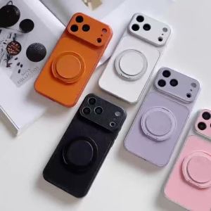 New Fashion Multi‑Angle Rotatable Kickstand Phone Case For Infinix Smart 20 Smart10 PU Leather Texture Shockproof Cover Smart20