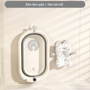 Bồn Tắm Bé Gấp Đỡ Có Cảm Biến Nhiệt Độ