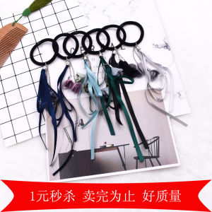 Korean Handmade Hair Ties Elastic Bands Sweet 3D Flower Hair Bands Hair Accessories for Ponytail Fashionable Hair Bands