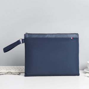 Thickened Oxford Cloth A4 Handheld File Bag Water Resistant Zipper Bag with Insert Bag Large Capacity Canvas Pregnancy Checkup Bag