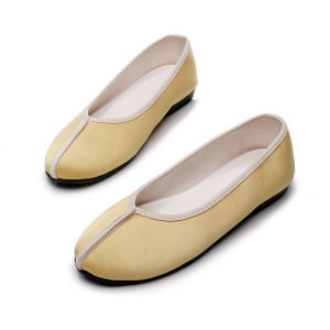 Cloth Shoes Ethnic Style Mother Shoes One Foot Soft Soled Single Shoes Casual Womens Cloth Shoes Cow Tendon