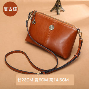 Genuine Leather Womens Bag Crossbody Small Bag Cowhide Clutch Bag K-style Shoulder Bag Mini Bag