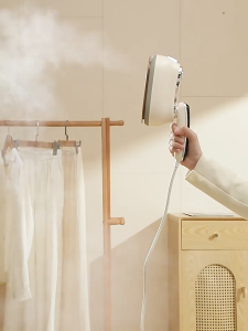 Portable Handheld Garment Steamer 20s Fast Heat 160ml Water Tank 6-Mode Smart Steam Iron 1300W with Automatic Self-Cleaning