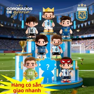 SEELUCKER | Argentina National Team Messi Figure Hanging Charm Blind Box World Cup Collectible