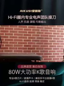 Karaoke amplifiers karaoke speaker outdoor karaoke portable wireless self-built sound card for singing imported 卡拉OK