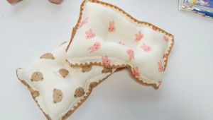 Sweetybayibayi Newborn Baby Pillow Soft Cotton Breathable Infant Pillow For 0-3Yrs Baby Boy Girl 3D Groove Design Pillow