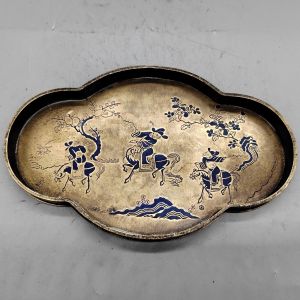 Antique Finish Brass Tray