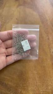 DNDYUJU 50 Chiếc Thép Không Gỉ Câu Cá Chụp Xoay Khóa Nhanh Kết Nối Dụ Pin An Toàn Câu Cá Dụng Cụ Câu Cá