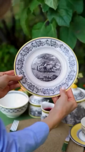 Bộ Bát Đĩa Bàn Ăn Sứ Cao Cấp Audun Villeroy & Boch Dùng Được Máy Rửa Chén Lò Vi Sóng - Hàng Chính Hãng Nhập Khẩu Tại Đức