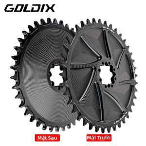 GOLDIX | Đĩa Líp Nhôm CNC Rỗng GOLDIX 8 Lỗ Thiết Kế Narrow Wide Lắp Trực Tiếp Kiểu AERO Dành Cho Xe Đạp Đường Trường Và Xe Đạp Địa Hình.