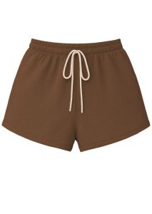 JOGGER SHORTS PREMIUM COTTON TERRY with ADJUST STRINGS FOR WOMEN high quality