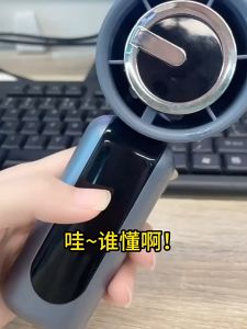 Chiyomi Portable Handheld Fan Strong Wind 100 Wind Speed Digital Display Adjustable Turbo Fan Foldable Fan