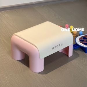 Creamy Style Childrens Stool Home Use Multi-Functional Stackable Low Stool Bathroom Footrest Face Washing Kids Stool
