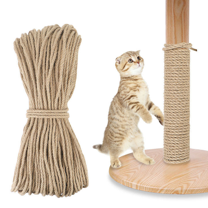 Cat Sharpen Claw Desk Legs Binding Rope DIY Scratching Post Toy