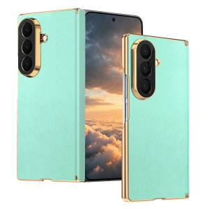 Ốp Lưng Magsafe Chất Liệu Nhung Sang Trọng Cho Samsung Galaxy Z Fold 8 Ultra 7 6 - Vỏ Bảo Vệ Camera Bằng Da Bản Lề Từ Tính Hai Trục