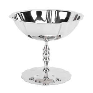 Ice Cream Cup Stainless Steel Tall Dessert Serving Bowl with Patterns for Home Parties