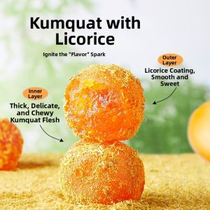 BESTORE | Liquorice Flavor Golden Orange Preserves Specialties 400g