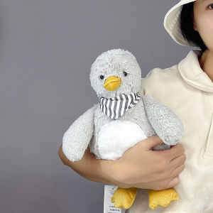 Super Soft Cuddle Grey Duck Plush Toy Kawaii Animals Toys For Girl Stuffed Animal Toy For Kids Children Christmas Gift