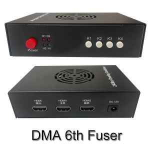 DMA 6th Fuser Video Overlay Box HDMI/Display Processor Support for 2K144/1K240/3K DMA Fusion Game Converter Computer Components