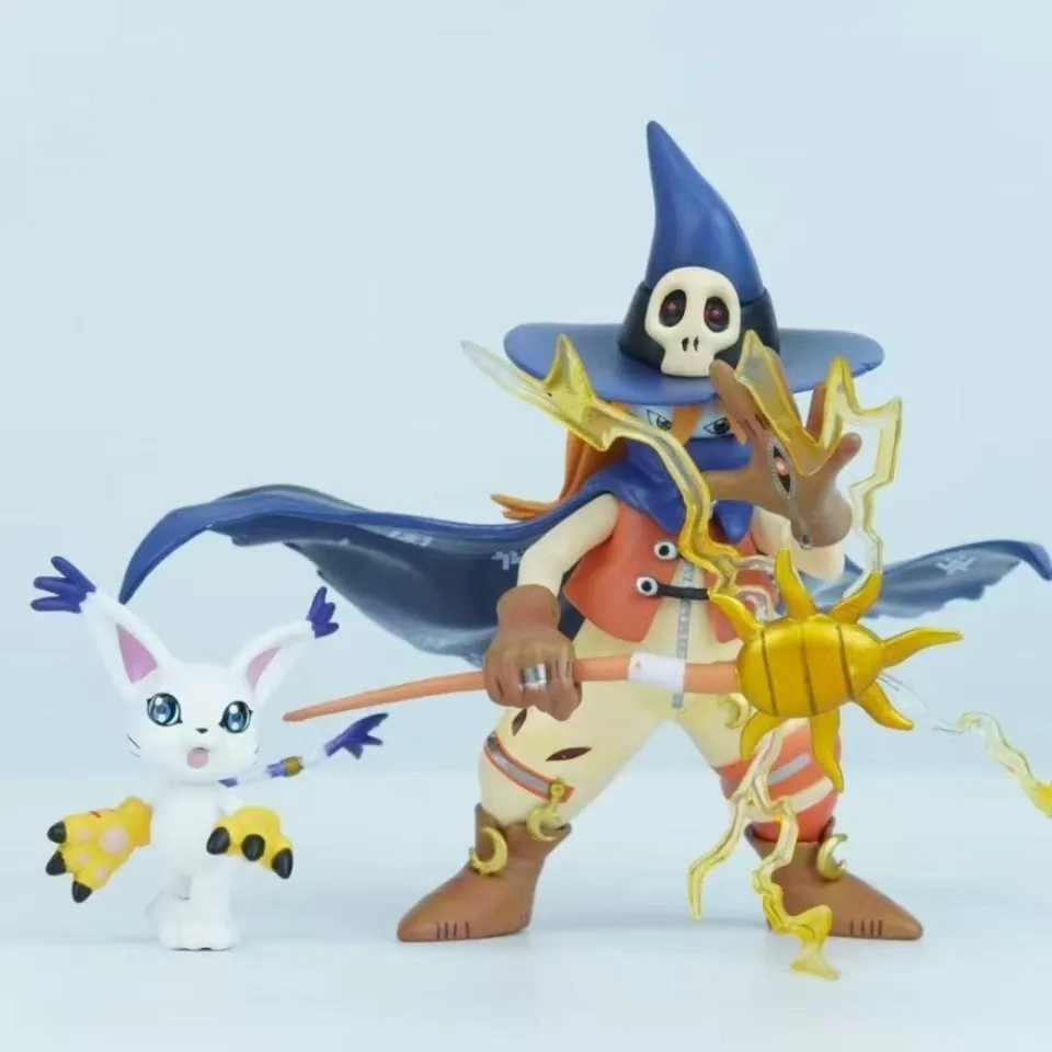 Bandai | 3.5-11.5cm Anime Figure Wizarmon and Tailmon Digimon