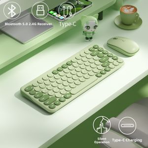 B．O．W | Dual-Mode Wireless Bluetooth Keyboard Mouse Set