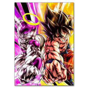 Bandai | Dragon Ball Anime Characters Oil Painting By Numbers Modern Wall Decor for Living Room Bedroom Perfect Gift Frameless