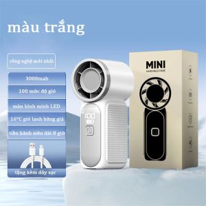 ⚡ quạt cầm tay X688 ⚡ Siêu mini quạt tích điện Dễ mang theo 100 cấp độ gió quạt cầm tay mini sạc điện