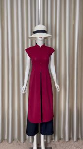 Sét áo dài cách tân phong cách hiện đại chất voan mềm mịn nhiều size