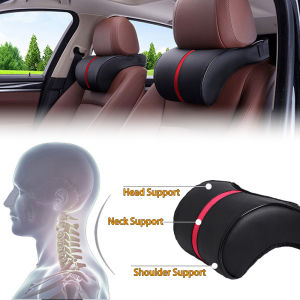Car Head Pillow Memory Cotton Car Neck Headrest Pillow Neck Rest Cushion Auto Seat Head Support Neck Protector Auto Neck Pillow