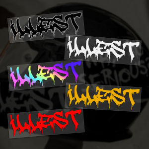 Sáng Tạo graffiti chữ Lest dán mũ bảo hiểm xe máy sửa đổi dán trang trí thân xe hơi đề can chống nắng không thấm nước