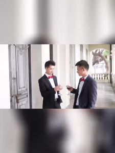 [Loại đẹp] Nơ đeo cổ cho học sinh sinh viên bê tráp sự kiện chú rể người đi làm chất liệu lụa cứng giữ form