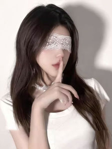 Khăn Che Mắt Họa Tiết Ren Bằng Lụa Cho Tiệc Tùng Chụp Ảnh Quần Áo Mặc Ở Nhà Hàng Ngày Chất Liệu Polyester Trang Phục Mặc Ở Nhà