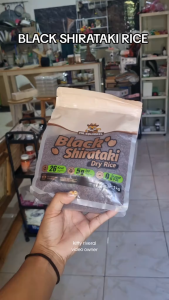 Mr.Squirrel Dried Black Shirataki Rice 1kg Low Carb Shiritake Rice More Healthier diet
