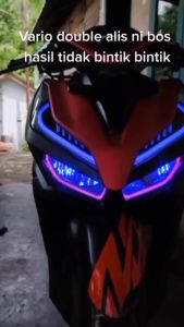 Lampu Alis Motor Flexible 25 cm / 50 cm 12 V