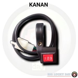 SAKLAR 3 SPEED SEPEDA LISTRIK UNIVERSAL KANAN KIRI SWITCH 3 KECEPATAN 123 TOMBOL 3 PERCEPATAN 1 2 3 MOTOR LISTRIK LOW MEDIUM HIGH SWICTH SELIS MOLIS SCOOTER SKUTER ELECTRIC BIKE SPAREPART SPARE PART ONDERDIL SUKU CADANG BERKUALITAS E-BIKE WARNA MERAH