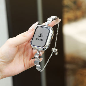 Jewelry Strap for Apple Watch Band Ultra 49mm 41mm 38mm 40mm 42mm 44mm 45mm Luxury Chain Metal Bracelet iWatch series 9 8 7 6 5 4 3 se