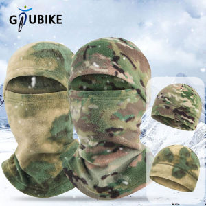 GTUBIKE Winter Cycling Men Polar Fleece Warmer Beanies Camouflage Full Face Mask Warm Ear Helmet Liner Sport Ski Balaclava Cap