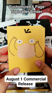 POKE BOOK - Sliding Card Binder for Toploader - Create Your Own Custom Design Pokemon Design One Piece Design and more