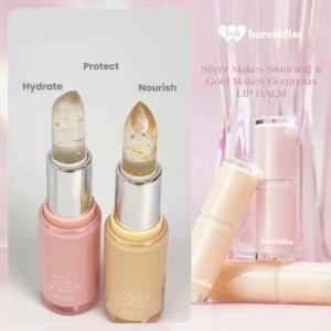 barenbliss BNB Gold Makes Gorgeous & Silver Makes Stunning Lip Balm | Lip Care Duo