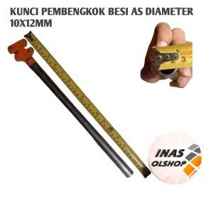 Kunci pembengkok Besi oren As Diameter 10x12mm