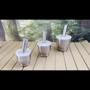 Stainless Steel Mortar and Pestle Kitchen Garlic Pugging Pot Pharmacy Bowl Pepper Spice Grinder Pot Household