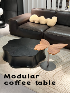Cloud Shape Coffee Table Minimalist Petal Design Living Room Home Use Designer Italian Style Tea Table High Quality Luxury