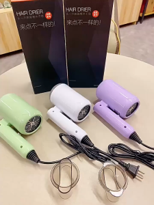 [HCM] Máy Sấy Tóc Mini Gấp Gọn 2 Chế Độ Sấy Kiểu Dáng Nhỏ Gọn Tiện Lợi Thích Hợp Mang Đi Du Lịch Công Tác