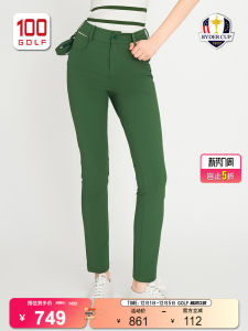 RyderCup Golf Womens Pants Summer Simple Sport Fashion Retro Ladies Slim Fit Trousers Golf Course Casual Female Clothing