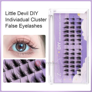 ขนตาปลอมแบบแบ่งขนตาแบบเฉพาะ3/5แถวแบบช่อต่อได้ด้วยตัวเองขนตาขนตาปลอมฟูตามธรรมชาติ