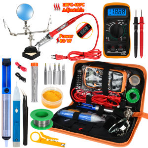 80W Soldering Iron Kit for Electronic Repair Universal 110V to 220V Voltage Conversion Ideal for DIY Enthusiasts And Hobbyists