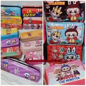 TEMPAT PENSIL LABUBU / TEMPAT COSMETIC / POUCH KOSMETIK LABUBU / TAS TRAVEL KARAKTER LABUBU / POUCH KOSMETIK KARAKTER LUCU / TAS SERBAGUNA / TL697539