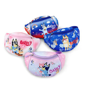New Bluey Bingo Childrens Bumbag Waist Bag Cute Cartoon Snack Bag Casual Outdoor Single Shoulder Crossbody Bag