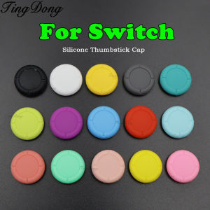 10pcs Rubber Grip Cap For Switch Controller 3D Analog Joystick Cover Silicone Thumbstick Cap For NS Joy-Con