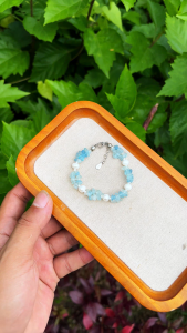 Vòng Tay Handmade Harmoney Aquamarine -  Xoa Dịu Cảm Xúc Tự Tin Dịu Dàng -Bluegems